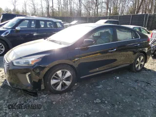 2019 Hyundai Ioniq Limited with VIN KMHC75LDXKU182883, listed as a Copart auction lot 46660655 with 119,968 mi miles and Salvage Title. Bid and sale history available at DreamBid. Image 1.