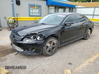 2013 Volkswagen Passat SE with VIN 1VWBH7A35DC117108, listed as a Copart auction lot 60510945 with 93,410 mi miles and Salvage title. Bid and sale history available at DreamBid. Image 1.