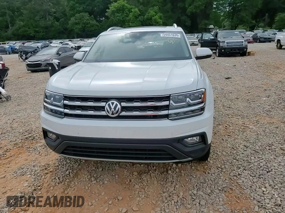 2019 Volkswagen Atlas SE with VIN 1V2WR2CAXKC612609, listed as a Copart auction lot 54451635 with 48,548 mi miles and Salvage title. Bid and sale history available at DreamBid. Image 14.