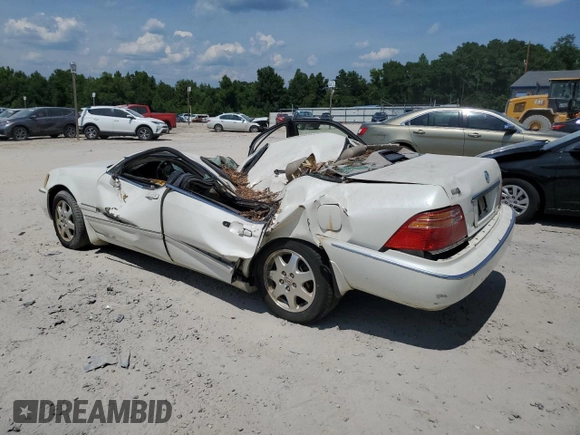 2002 Acura RL with VIN JH4KA96592C007896, listed as a Copart auction lot 57753644 with 0 mi miles and Non Repairable. Bid and sale history available at carsss.com. Image 2.