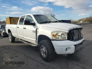 2007 Dodge Ram 2500 SLT with VIN 1D7KS28C07J556137, listed as a Copart auction lot 47265545 with 167,014 mi miles and Salvage Title. Bid and sale history available at carsss.com. Image 4.