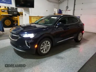 2021 Buick Envision Preferred with VIN LRBFZMR49MD197485, listed as a Copart auction lot 83805724 with 24,239 mi miles and Clean Title. Bid and sale history available at carsss.com. Image 1.