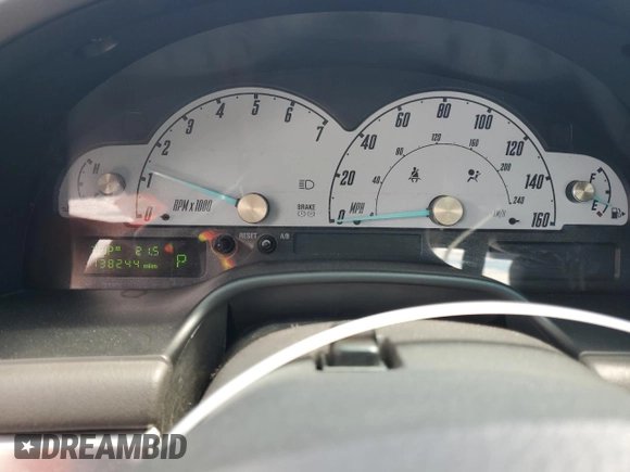 2002 Ford Thunderbird Hardtop Premium z VIN 1FAHP60A72Y104943, wystawiony jako Copart lot #56905825 z przebiegiem 138 244 mil mil oraz Szkoda całkowita • Salvage title. Historia ofert i sprzedaży dostępna na DreamBid. Obrazek 9.