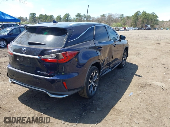 2019 Lexus RX 450hL Premium with VIN JTJDGKCA4K2006465, listed as a IAAI auction lot 42079022 with 77,241 mi miles and . Bid and sale history available at DreamBid. Image 4.