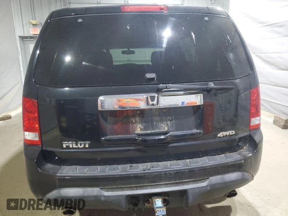 2012 Honda Pilot EX-L with VIN 5FNYF4H68CB033366, listed as a Copart auction lot 66509065 with 218,594 mi miles and Clean title. Bid and sale history available at DreamBid. Image 6.
