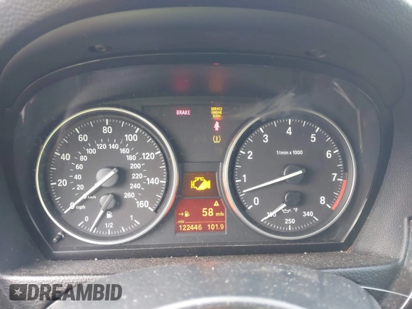 2012 BMW 3 Series 335i xDrive with VIN WBAKF9C53CE672352, listed as a IAAI auction lot 42327120 with 122,446 mi miles and . Bid and sale history available at DreamBid. Image 7.