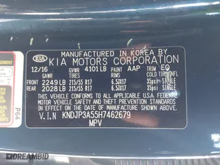 2017 Kia Soul + with VIN KNDJP3A55H7462679, listed as a IAAI auction lot 41985241 with 118,186 mi miles. Bid and sale history available at carsss.com. Image 9.