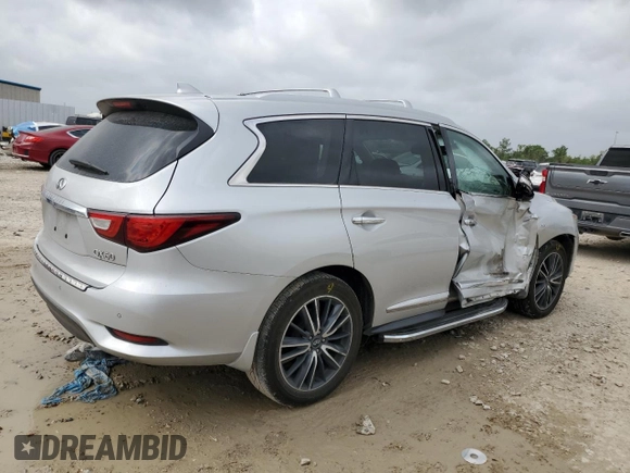 2017 Infiniti QX60 with VIN 5N1DL0MN5HC528217, listed as a Copart auction lot 51787505 with 118,053 mi miles and Salvage Title. Bid and sale history available at DreamBid. Image 3.