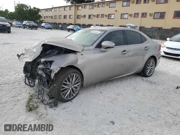 2018 Lexus IS with VIN JTHBA1D24J5068103, listed as a Copart auction lot 55030035 with 0 mi miles and Salvage Title. Bid and sale history available at carsss.com. Image 1.