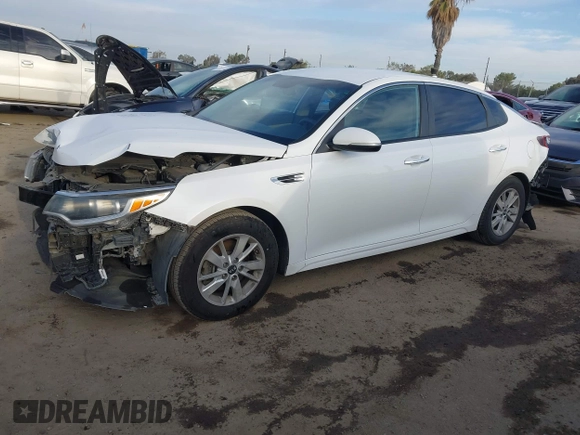 2018 Kia Optima LX with VIN 5XXGT4L37JG184209, listed as a IAAI auction lot 41905891 with 109,931 mi miles. Bid and sale history available at carsss.com. Image 18.