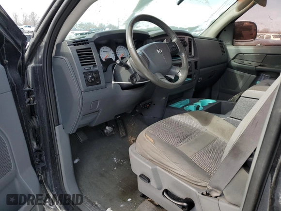 2006 Dodge 1500 SLT with VIN 1D7HU18296J208924, listed as a Copart auction lot 45958055 with 161,227 mi miles and Salvage Title. Bid and sale history available at DreamBid. Image 8.