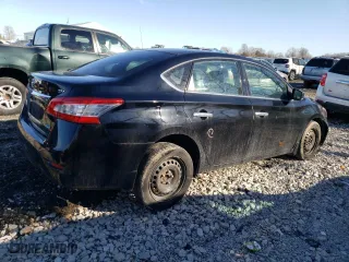 2014 Nissan Sentra SV with VIN 3N1AB7AP3EY299003, listed as a Copart auction lot 46137255 with 153,341 mi miles and Salvage Title. Bid and sale history available at carsss.com. Image 3.