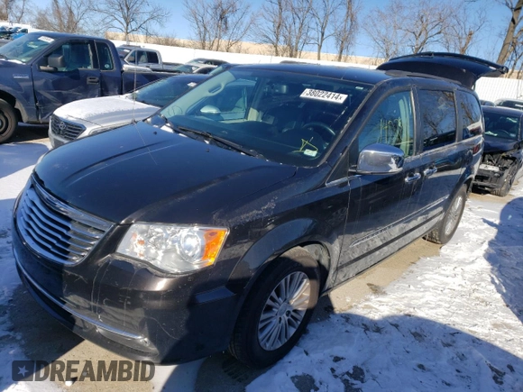 2015 Chrysler Town & Country Touring L z VIN 2C4RC1CG2FR620036, wystawiony jako Copart lot #38022414 z przebiegiem 140 784 mil mil oraz Szkoda całkowita • Salvage title. Historia ofert i sprzedaży dostępna na DreamBid. Obrazek 1.