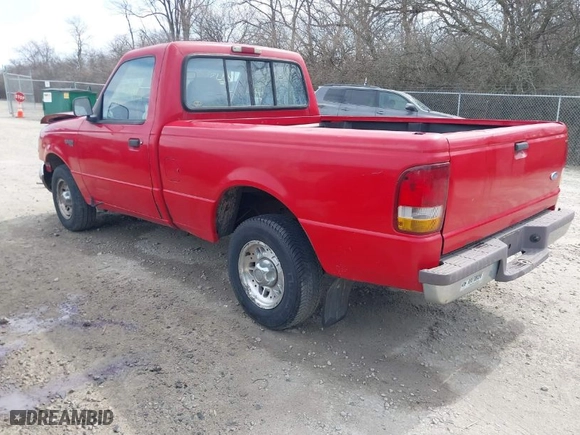 1995 Ford Ranger Splash with VIN 1FTCR10A6SUA57994, listed as a IAAI auction lot 41794131 with 154,439 mi miles. Bid and sale history available at carsss.com. Image 3.