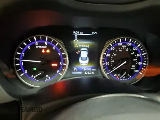 2015 Infiniti Q50 with VIN JN1BV7AR3FM390001, listed as a Copart auction lot 51752225 with 184,105 mi miles and Salvage Title. Bid and sale history available at carsss.com. Image 9.