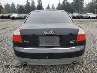 2002 Audi A4 1.8T with VIN WAULC68E52A287563, listed as a Copart auction lot 82359464 with 97,927 mi miles and Salvage Title. Bid and sale history available at carsss.com. Image 6.