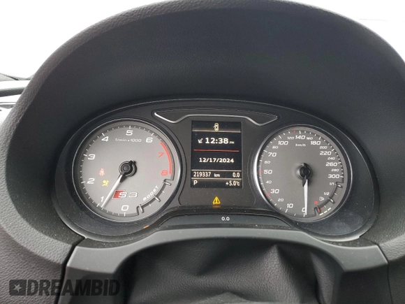 2015 Audi S3 2.0T Prestige with VIN WAUFFRFF3F1049296, listed as a Copart auction lot 84798264 with 219,337 mi miles and Clean Title. Bid and sale history available at carsss.com. Image 9.