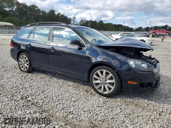 2014 Volkswagen Jetta SportWagen TDI w/Sunroof & Nav with VIN 3VWPL7AJ6EM606538, listed as a Copart auction lot 73595884 with 0 mi miles and Salvage Title. Bid and sale history available at carsss.com. Image 4.