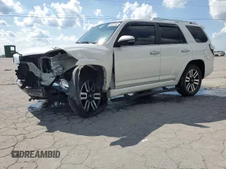 2016 Toyota 4Runner Limited with VIN JTEBU5JR2G5318380, listed as a Copart auction lot 62021145 with 97,261 mi miles and Salvage title. Bid and sale history available at DreamBid. Image 1.