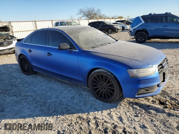 2014 Audi A4 Premium Plus with VIN WAUEFAFL0EN022213, listed as a Copart auction lot 82697664 with 137,963 mi miles and Salvage Title. Bid and sale history available at carsss.com. Image 4.
