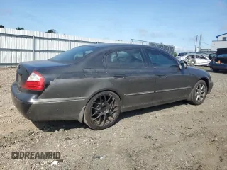 2005 Infiniti Q45 z VIN JNKBF01A45M100941, wystawiony jako Copart lot #71366494 z przebiegiem 117 616 mil mil oraz Czysty tytuł • Clean title. Historia ofert i sprzedaży dostępna na DreamBid. Obrazek 3.
