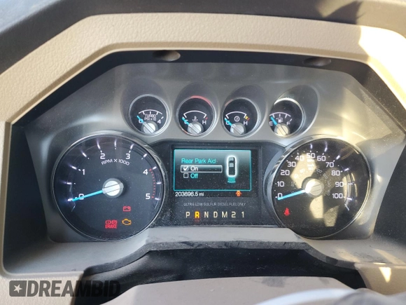 2013 Ford F-350 XL с VIN 1FT8W3DTXDEA78155, выставлен на аукционе Copart как лот 42608715 с пробегом 203 696 миль миль и Списание • Salvage title. История ставок и продаж доступна на DreamBid. Изображение 9.