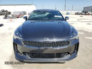 2018 Kia Stinger GT with VIN KNAE35LCXJ6040453, listed as a Copart auction lot 46859275 with 19,373 mi miles and Salvage Title. Bid and sale history available at carsss.com. Image 5.