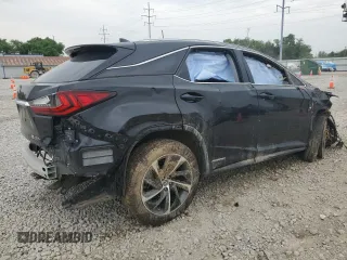2018 Lexus RX 450h z VIN 2T2BGMCA6JC022555, wystawiony jako Copart lot #59520715 z przebiegiem Nie podano mil oraz Szkoda całkowita • Salvage title. Historia ofert i sprzedaży dostępna na DreamBid. Obrazek 3.