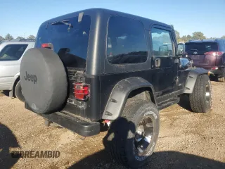 2004 Jeep Wrangler Rubicon with VIN 1J4FA69S44P734355, listed as a Copart auction lot 72381334 with 113,024 mi miles and Salvage Title. Bid and sale history available at carsss.com. Image 3.