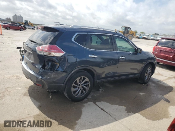 2016 Nissan Rogue SL with VIN 5N1AT2MT3GC828608, listed as a Copart auction lot 51308295 with 141,451 mi miles and Salvage Title. Bid and sale history available at DreamBid. Image 3.