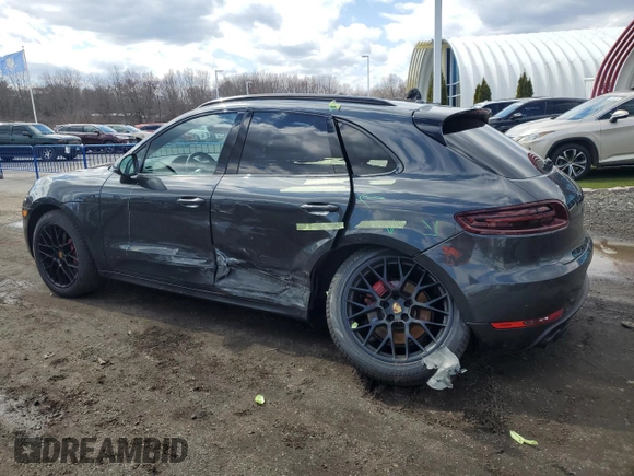 2018 Porsche Macan GTS with VIN WP1AG2A55JLB63859, listed as a Copart auction lot 50305015 with 36,877 mi miles and Salvage Title. Bid and sale history available at DreamBid. Image 2.