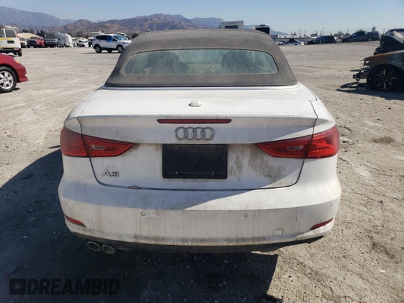 2016 Audi A3 1.8T Premium with VIN WAU67LFF7G1023537, listed as a Copart auction lot 77548984 with 39,169 mi miles and Salvage Title. Bid and sale history available at carsss.com. Image 6.