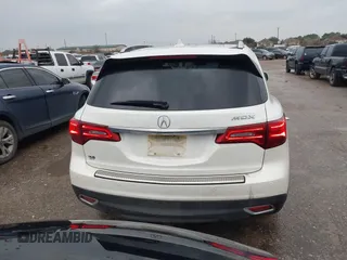 2016 Acura MDX w/Advance with VIN 5FRYD4H94GB019419, listed as a IAAI auction lot 41183232 with 261,619 mi miles. Bid and sale history available at carsss.com. Image 16.