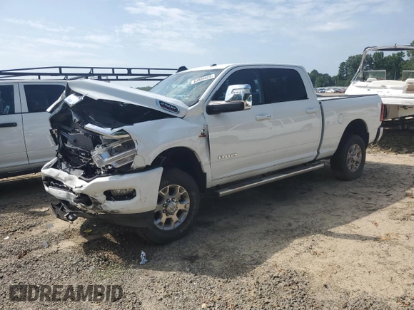 2024 Ram 2500 Laramie with VIN 3C6UR5FL6RG366874, listed as a Copart auction lot 63805425 with 18,460 mi miles and Salvage title. Bid and sale history available at DreamBid. Image 1.
