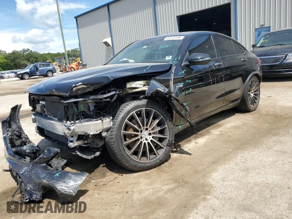 2019 Mercedes-Benz GLC with VIN WDC0J6EB4KF527365, listed as a Copart auction lot 64145193 with 53,274 mi miles. Bid and sale history available at carsss.com. Image 1.