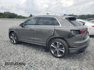 2021 Audi Q3 S line Premium with VIN WA1DECF39M1072069, listed as a Copart auction lot 56298265 with 35,763 mi miles and Salvage title. Bid and sale history available at DreamBid. Image 2.