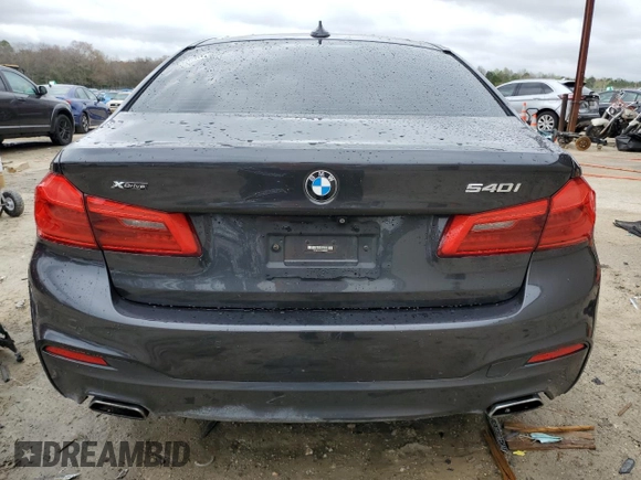2017 BMW 5 Series 540i xDrive with VIN WBAJE7C37HG888055, listed as a Copart auction lot 51471245 with Not provided miles and Salvage title. Bid and sale history available at DreamBid. Image 6.