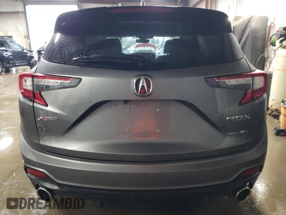 2023 Acura RDX w/A-Spec Advance Package with VIN 5J8TC2H86PL015476, listed as a Copart auction lot 80779844 with 11,559 mi miles and Salvage Title. Bid and sale history available at carsss.com. Image 6.