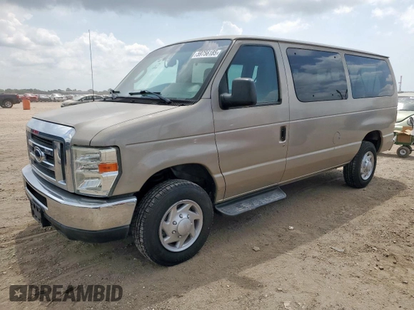 2012 Ford Econoline Passenger XL with VIN 1FBNE3BL3CDA28540, listed as a Copart auction lot 59756185 with 139,130 mi miles and Clean title. Bid and sale history available at DreamBid. Image 1.