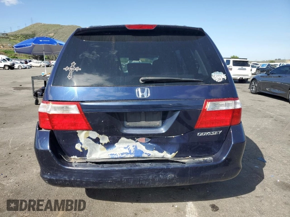 2005 Honda Odyssey EX with VIN 5FNRL38455B083151, listed as a Copart auction lot 51298125 with 210,854 mi miles and Salvage Title. Bid and sale history available at carsss.com. Image 6.
