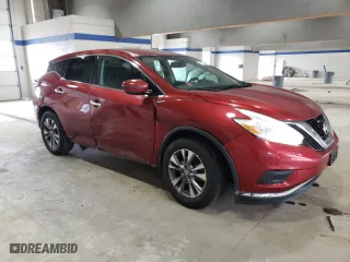2016 Nissan Murano S with VIN 5N1AZ2MH7GN160195, listed as a Copart auction lot 47501245 with 201,155 mi miles and Salvage Title. Bid and sale history available at carsss.com. Image 4.