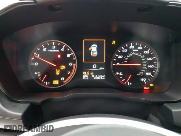 2022 Subaru WRX z VIN JF1VBAB6XN8025199, wystawiony jako Copart lot #87455664 z przebiegiem 26 974 mil mil oraz Tytuł czysty. Historia ofert i sprzedaży dostępna na DreamBid. Obrazek 9.