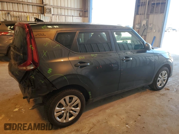 2020 Kia Soul LX with VIN KNDJ23AU9L7074997, listed as a Copart auction lot 51991565 with 30,135 mi miles and Salvage Title. Bid and sale history available at carsss.com. Image 3.