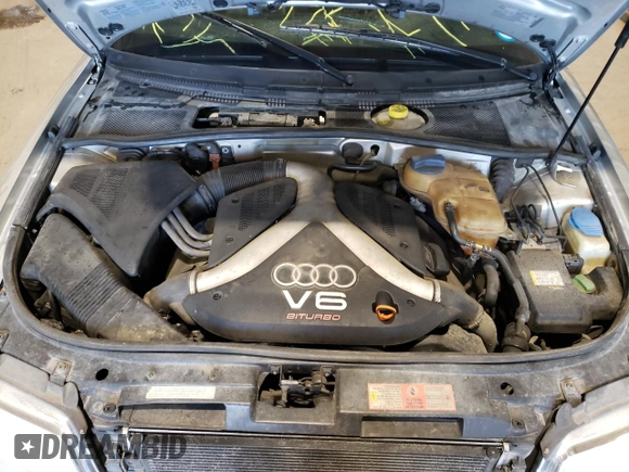 2001 Audi S4 with VIN WAURD68D91A134956, listed as a Copart auction lot 71486204 with 238,548 mi miles and Clean Title. Bid and sale history available at carsss.com. Image 11.