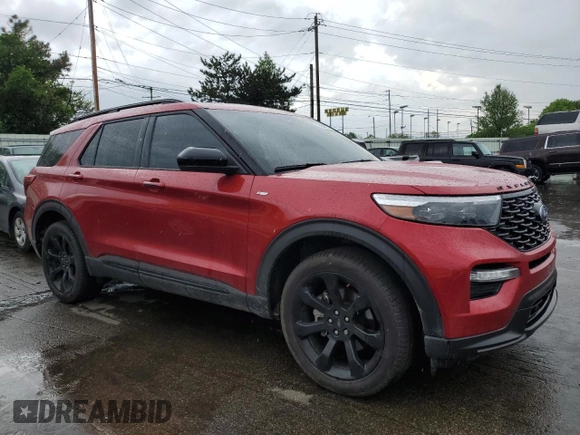 2024 Ford Explorer ST-Line с VIN 1FMSK8KH9RGA83478, выставлен на аукционе Copart как лот 55266735 с пробегом 8 895 миль миль и Списание • Salvage title. История ставок и продаж доступна на DreamBid. Изображение 4.
