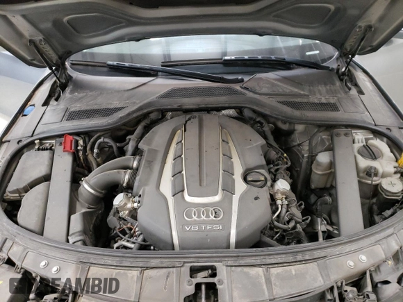 2014 Audi A8 4.0T с VIN WAUR2AFD8EN002992, выставлен на аукционе Copart как лот 45711745 с пробегом 135 881 миль миль и Чистый • Clean title. История ставок и продаж доступна на DreamBid. Изображение 11.