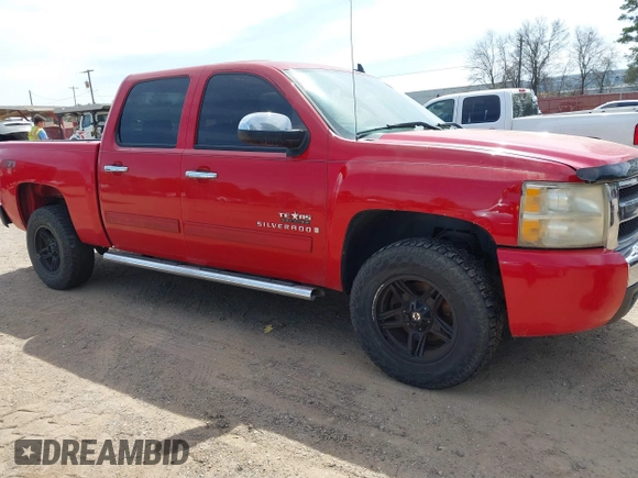 2009 Chevrolet Silverado 1500 LT with VIN 3GCEC23C59G176730, listed as a IAAI auction lot 41836196 with 156,865 mi miles. Bid and sale history available at carsss.com. Image 1.