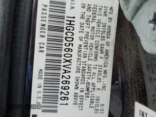 1997 Honda Accord Special Edition with VIN 1HGCD560XVA269261, listed as a Copart auction lot 43828085 with 318,639 mi miles and Salvage Title. Bid and sale history available at carsss.com. Image 14.