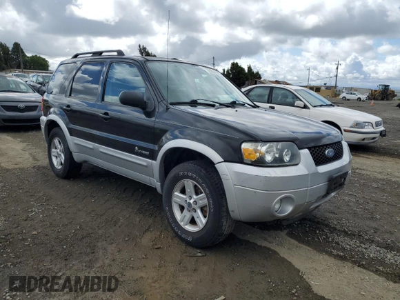2007 Ford Escape Hybrid with VIN 1FMCU49H07KB70757, listed as a Copart auction lot 56345955 with 174,336 mi miles and Clean title. Bid and sale history available at DreamBid. Image 4.