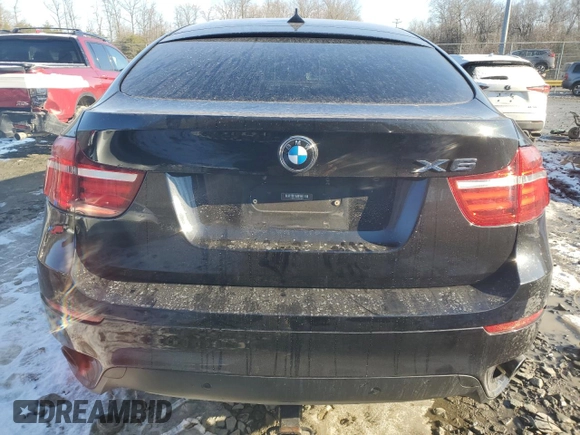 2014 BMW X6 xDrive35i with VIN 5UXFG2C56E0C44222, listed as a Copart auction lot 89271565 with 104,740 mi miles and Salvage Title. Bid and sale history available at carsss.com. Image 6.